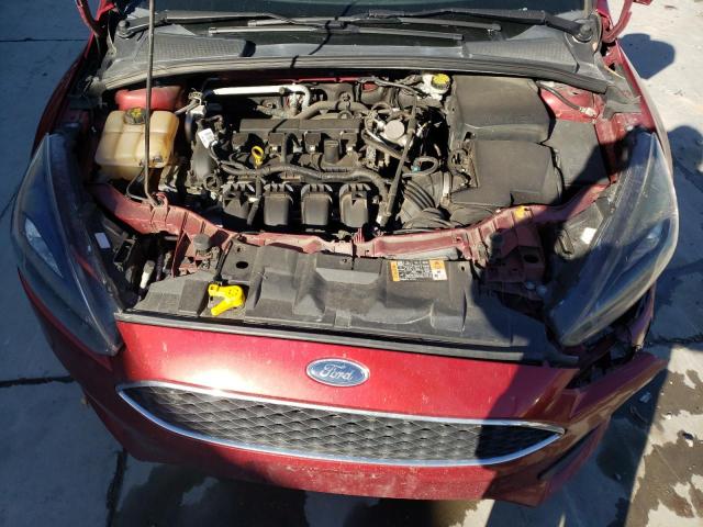1FADP3F24GL383656 - 2016 FORD FOCUS SE RED photo 11