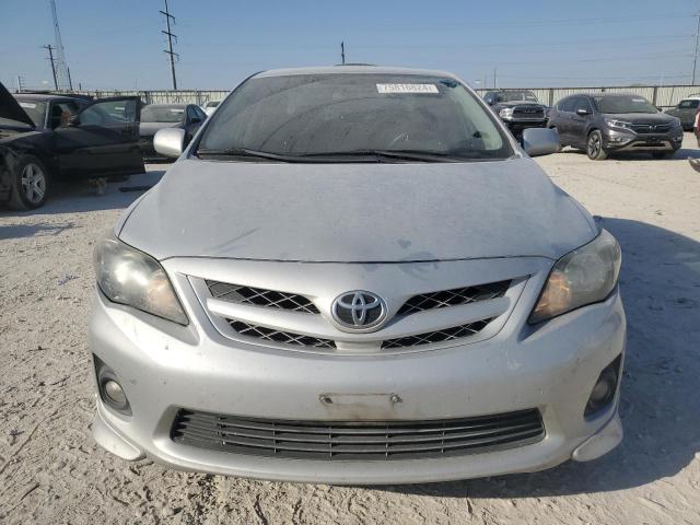 5YFBU4EE8DP094651 - 2013 TOYOTA COROLLA BASE SILVER photo 5