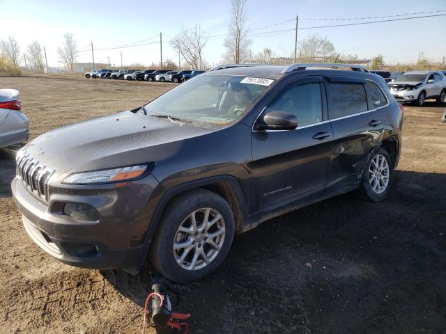 1C4PJLCB4FW607373 - 2015 JEEP CHEROKEE LATITUDE GRAY photo 1