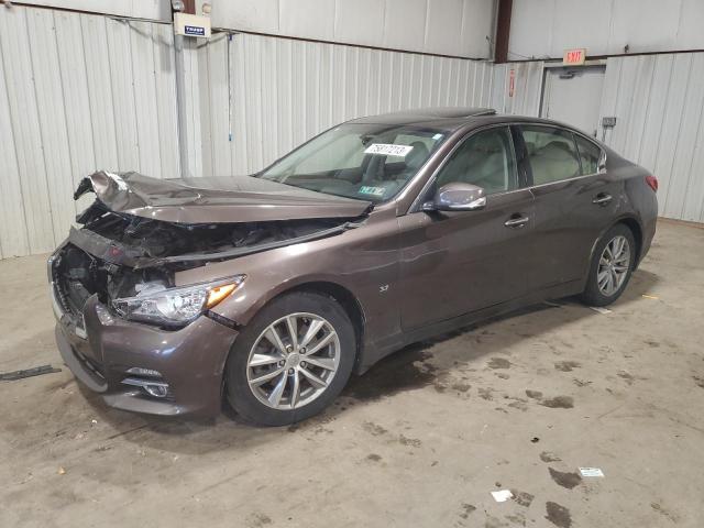 JN1BV7AR4EM697109 - 2014 INFINITI Q50 BASE BROWN photo 1