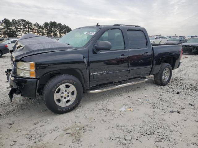 2GCEC13C171529514 - 2007 CHEVROLET SILVERADO C1500 CREW CAB BLACK photo 1