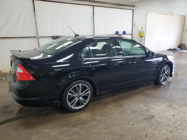 3FAHP0HA0CR183177 - 2012 FORD FUSION SE BLACK photo 3