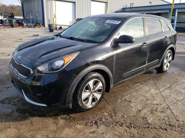 KNDCB3LC1J5108954 - 2018 KIA NIRO FE BLACK photo 1