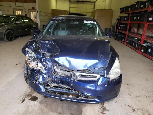 1HGCM66824A046514 - 2004 HONDA ACCORD EX BLUE photo 5