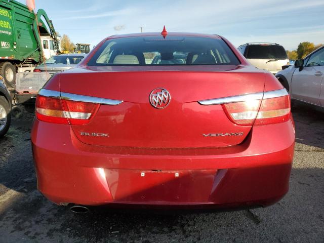 1G4PP5SK0D4186476 - 2013 BUICK VERANO RED photo 6