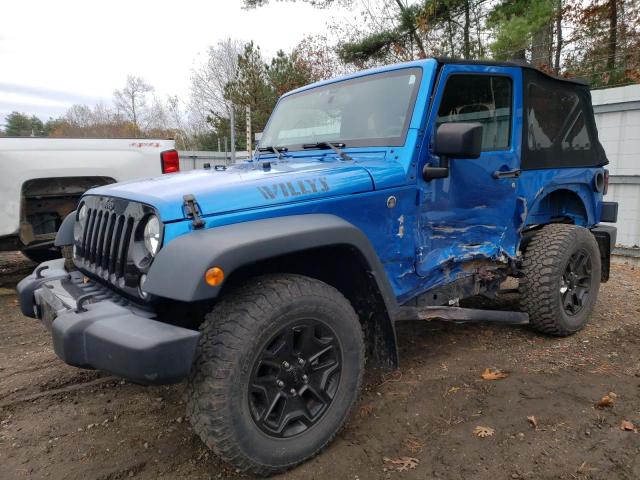 1C4AJWAG0GL266871 - 2016 JEEP WRANGLER SPORT BLUE photo 1