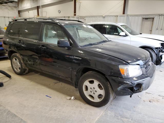 JTEEP21A960142792 - 2006 TOYOTA HIGHLANDER LIMITED BLACK photo 4