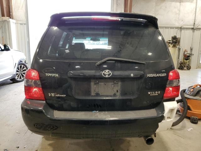 JTEEP21A960142792 - 2006 TOYOTA HIGHLANDER LIMITED BLACK photo 6