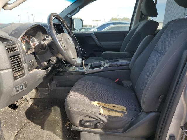 1N6AA0ED0EN506464 - 2014 NISSAN TITAN S SILVER photo 7