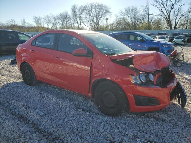 1G1JB5SH0F4103833 - 2015 CHEVROLET SONIC LS 红色 照片 4