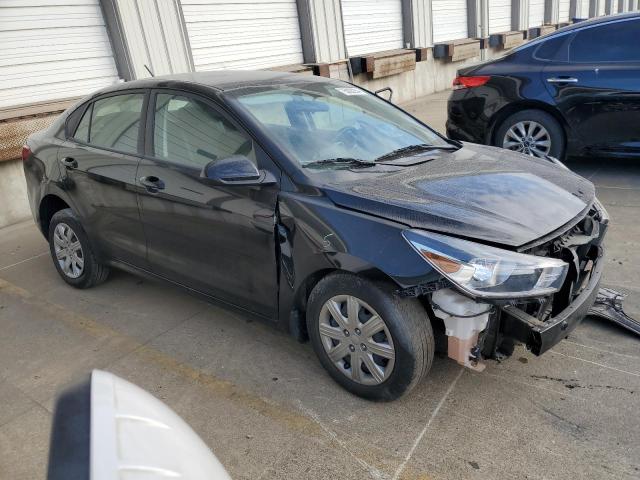 3KPA24AD9NE491366 - 2022 KIA RIO LX BLACK photo 4