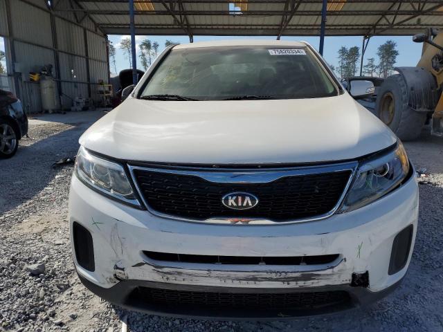 5XYKT3A63EG548306 - 2014 KIA SORENTO LX WHITE photo 5