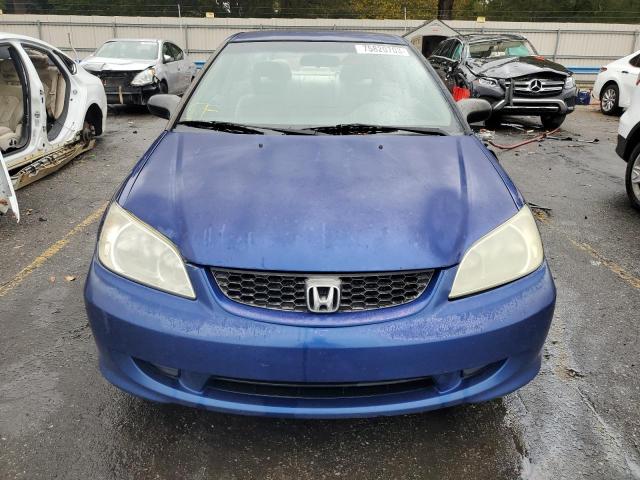 1HGEM22124L063649 - 2004 HONDA CIVIC DX VP Mavi foto 5