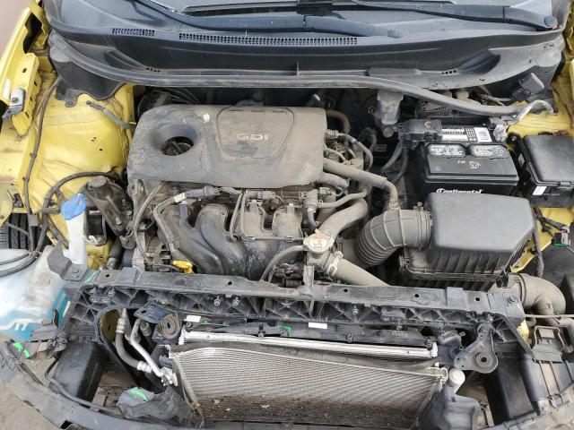 KNADM5A35G6597274 - 2016 KIA RIO LX YELLOW photo 11