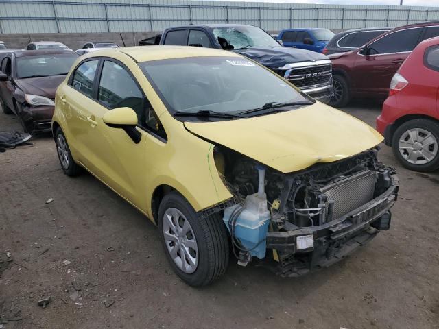 KNADM5A35G6597274 - 2016 KIA RIO LX YELLOW photo 4