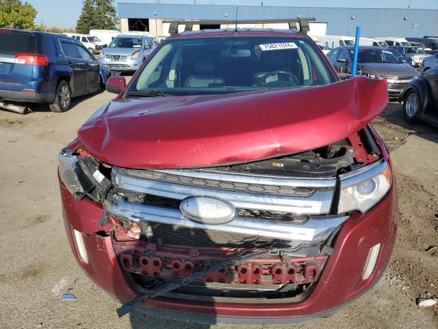 2FMDK3JC0DBC80993 - 2013 FORD EDGE SEL RED photo 5