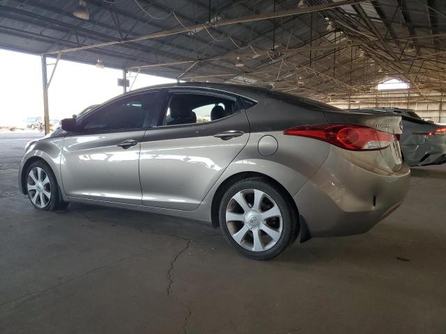 5NPDH4AEXDH252777 - 2013 HYUNDAI ELANTRA GLS GRAY photo 2