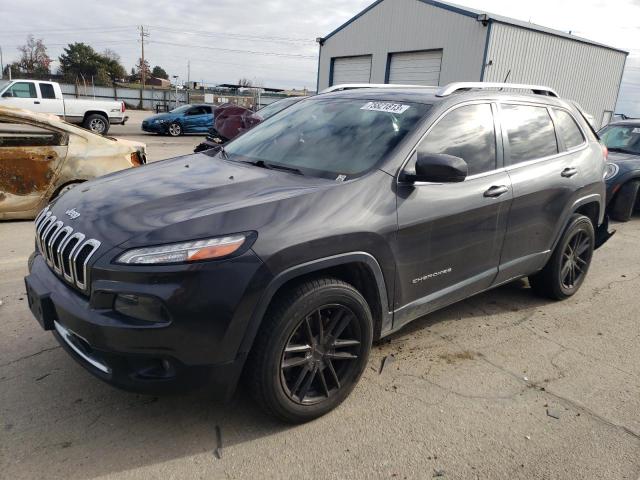 1C4PJMDS8EW282293 - 2014 JEEP CHEROKEE LIMITED GRAY photo 1