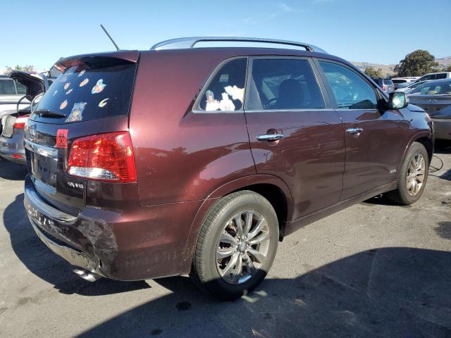 5XYKWDA20DG379077 - 2013 KIA SORENTO SX BURGUNDY photo 3