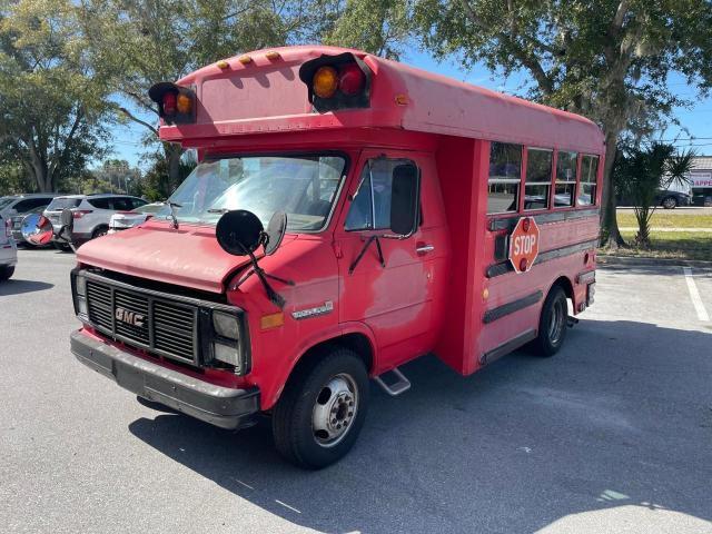 2GDHG31J7K4528563 - 1989 GMC CUTAWAY VA G3500 RED photo 2