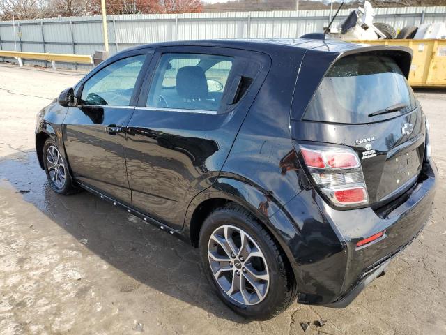 1G1JD6SB6L4140795 - 2020 CHEVROLET SONIC LT BLACK photo 2