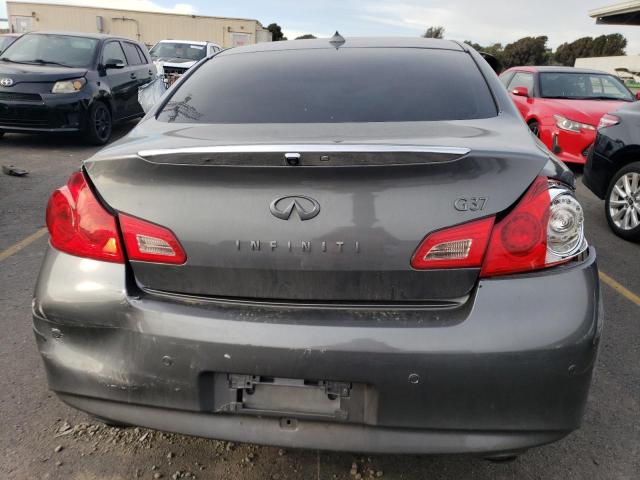 JN1CV6AP9BM502727 - 2011 INFINITI G37 BASE GRAY photo 6