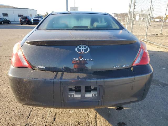 4T1CA30P75U052763 - 2005 TOYOTA CAMRY SOLA SE BLACK photo 6