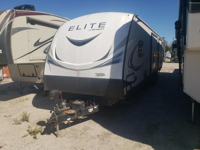 4YDT34M28JK418347 - 2018 KEYSTONE PASSPORT WHITE photo 2