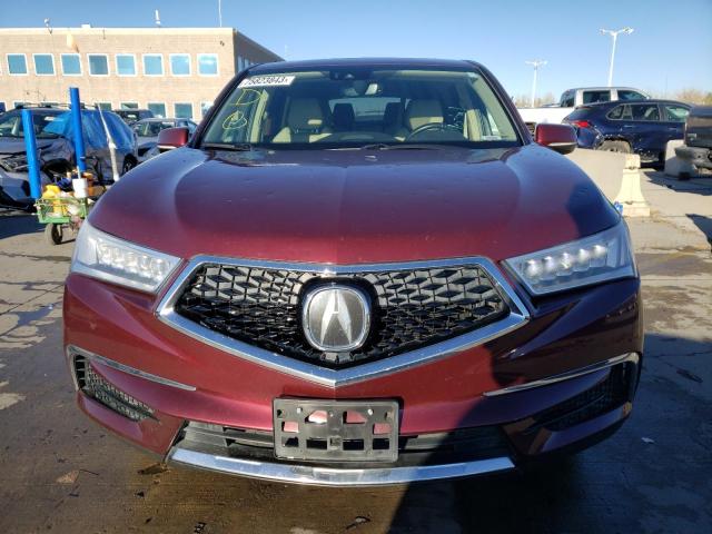 5J8YD4H59JL028945 - 2018 ACURA MDX TECHNOLOGY BURGUNDY photo 5