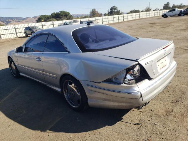 WDBPJ74J73A034134 - 2003 MERCEDES-BENZ CL 55 AMG SILVER photo 2