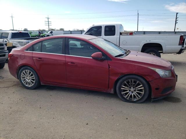 1G1PH5SB6D7222602 - 2013 CHEVROLET CRUZE ECO BURGUNDY photo 4