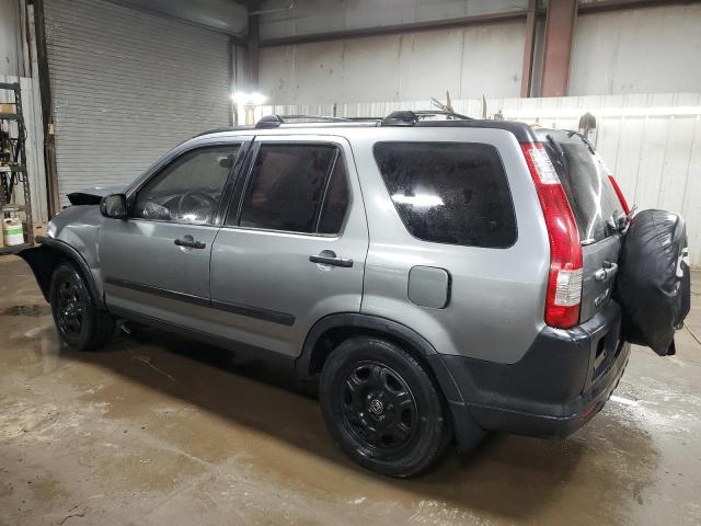 JHLRD78536C011640 - 2006 HONDA CR-V LX SILVER photo 2