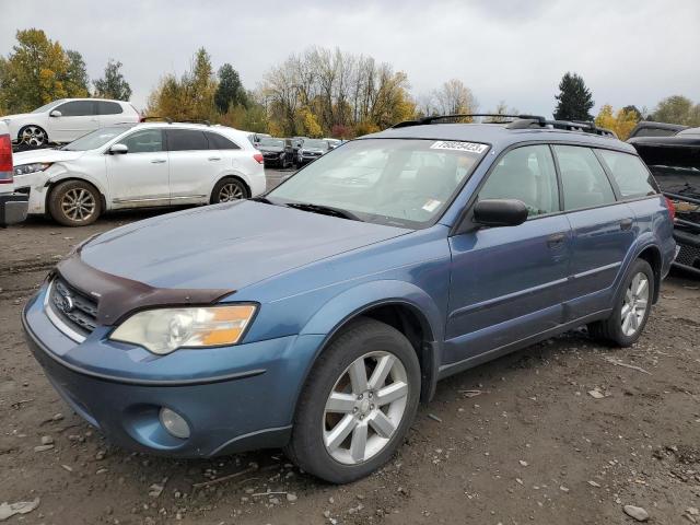 4S4BP61CX66360099 - 2006 SUBARU LEGACY OUTBACK 2.5I BLUE photo 1