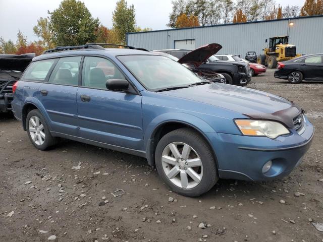 4S4BP61CX66360099 - 2006 SUBARU LEGACY OUTBACK 2.5I BLUE photo 4