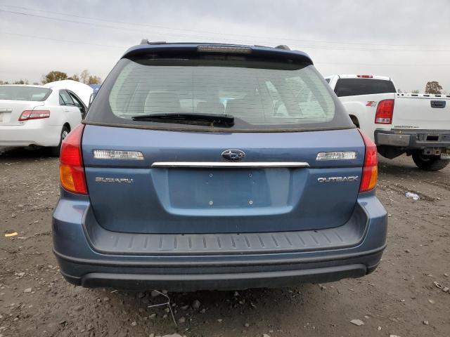 4S4BP61CX66360099 - 2006 SUBARU LEGACY OUTBACK 2.5I BLUE photo 6