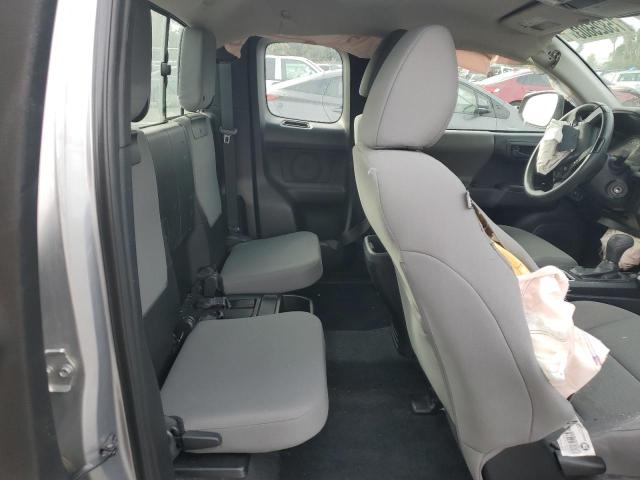 5TFRX5GNXJX109267 - 2018 TOYOTA TACOMA ACCESS CAB ვერცხლისფერი ფოტო 10