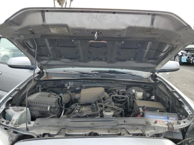 5TFRX5GNXJX109267 - 2018 TOYOTA TACOMA ACCESS CAB ვერცხლისფერი ფოტო 11