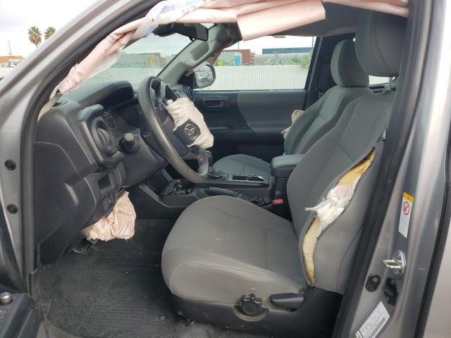 5TFRX5GNXJX109267 - 2018 TOYOTA TACOMA ACCESS CAB ვერცხლისფერი ფოტო 7