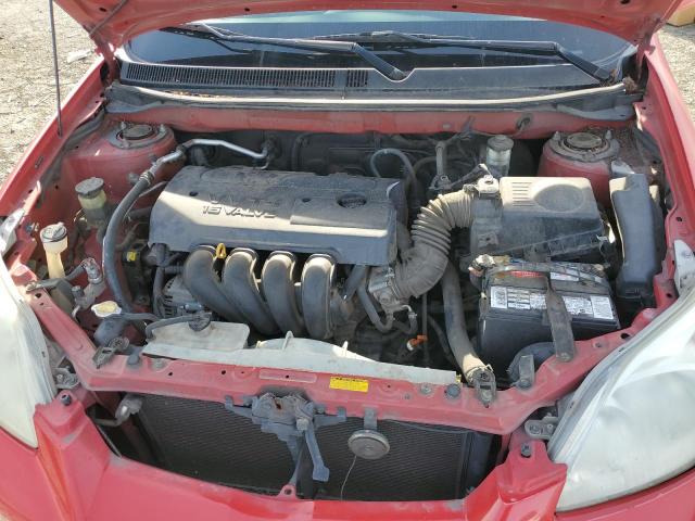 2T1KR32E86C596434 - 2006 TOYOTA COROLLA MA XR RED photo 11