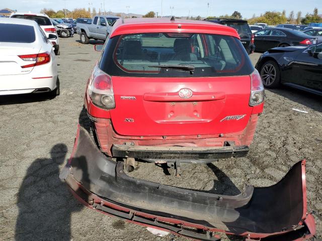 2T1KR32E86C596434 - 2006 TOYOTA COROLLA MA XR RED photo 6