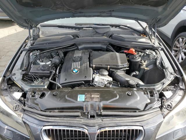 WBANW13559C161728 - 2009 BMW 5 SERIES I GRAY photo 11
