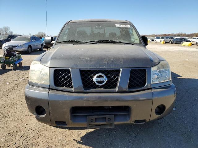 1N6BA06A95N558877 - 2005 NISSAN TITAN XE GRAY photo 5