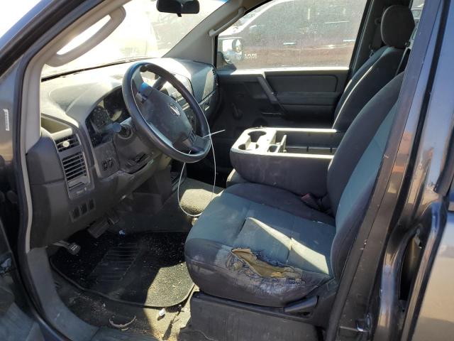 1N6BA06A95N558877 - 2005 NISSAN TITAN XE GRAY photo 7