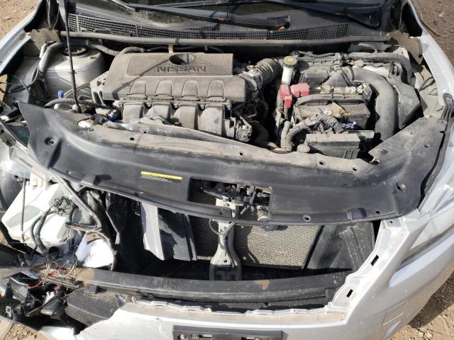 3N1AB7AP1FY325101 - 2015 NISSAN SENTRA S SILVER photo 11