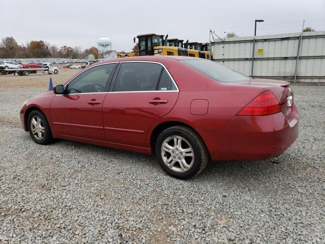 1HGCM56367A105714 - 2007 HONDA ACCORD SE MAROON photo 2