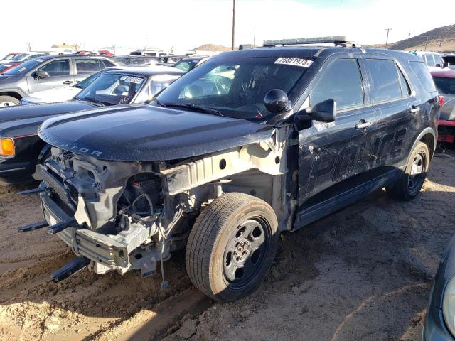 1FM5K8AT7JGA27207 - 2018 FORD EXPLORER POLICE INTERCEPTOR BLACK photo 1