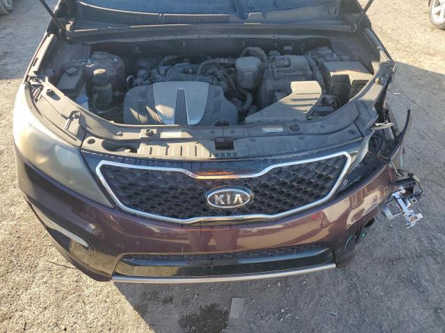 5XYKW4A23BG120659 - 2011 KIA SORENTO SX PURPLE photo 12