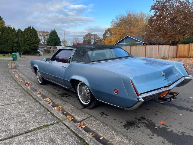 H0187927 - 1970 CADILLAC ELDORADO BLUE photo 3