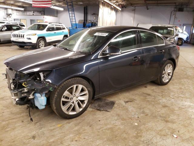 2G4GK5EXXE9259809 - 2014 BUICK REGAL BLUE photo 1