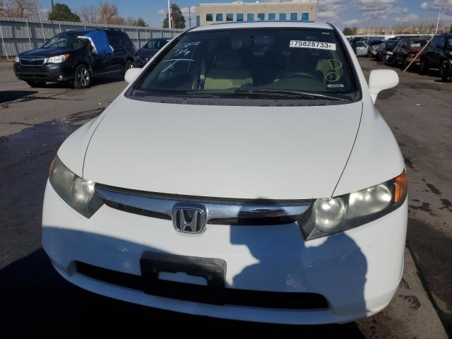 1HGFA15836L117351 - 2006 HONDA CIVIC EX WHITE photo 5